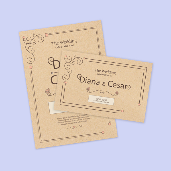 Brown Kraft Cards