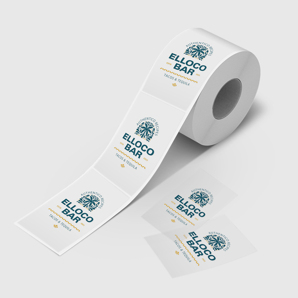 Clear BOPP Roll Labels