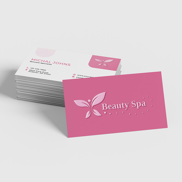 Tarjetas de visita UV Raised Spot