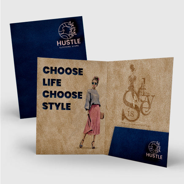 Suede Presentation Folder