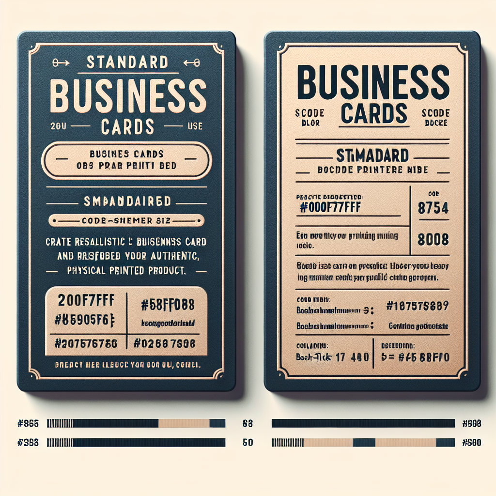 <b>Standard Business Cards</b> -Fixed