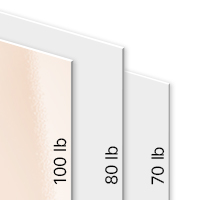 100 lb Gloss Text