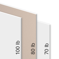 80 lb Matte Text