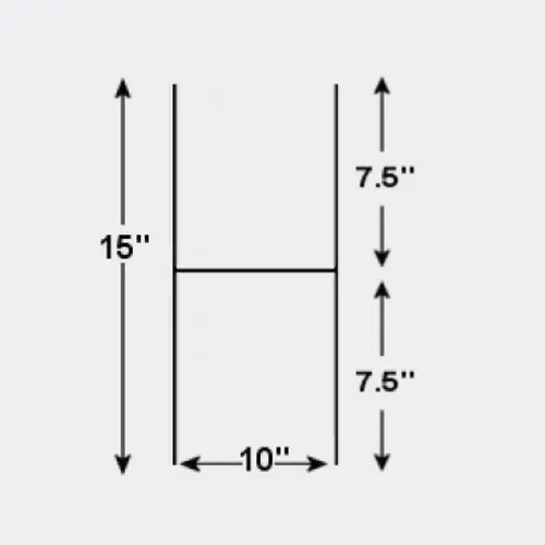 15" Half H Frame for Yard Signs