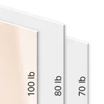 100 lb Gloss Text