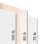 80 lb Gloss Text