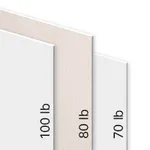 80 lb Uncoated