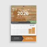 Wall Calendar Folded 1