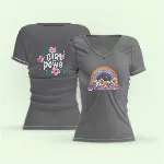 Women Vneck Tshirt 2