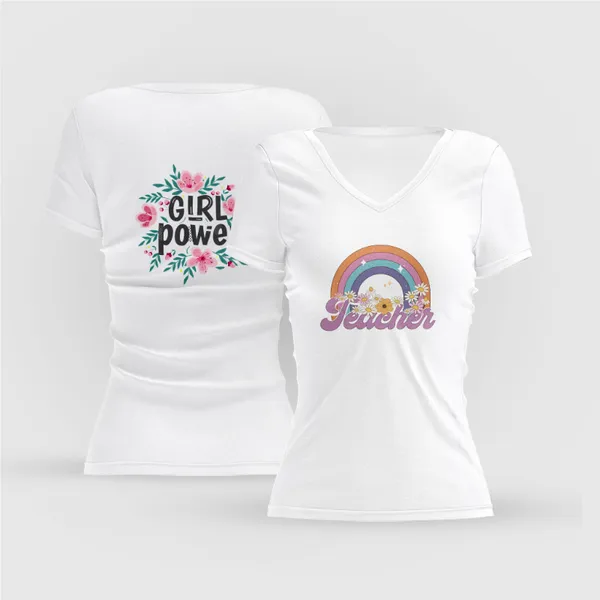 Women Vneck Tshirt 4