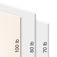 100 lb Gloss Text