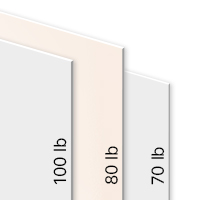80 lb Gloss Text