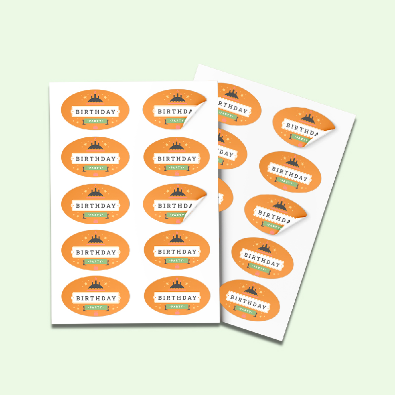 Oval Stickers 3