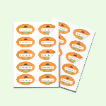Oval Stickers 3