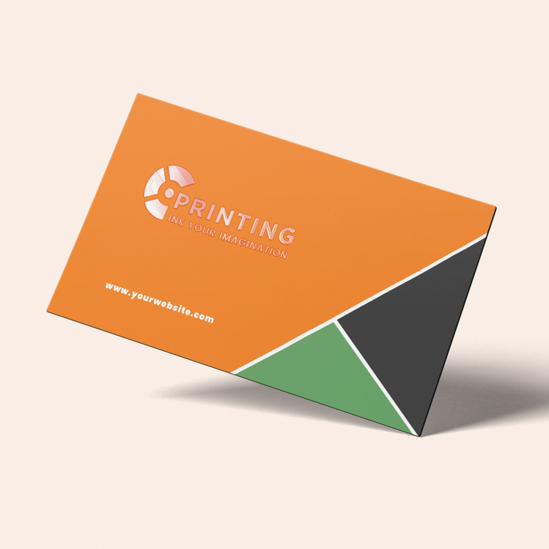 Raised Foil Gold Business Card